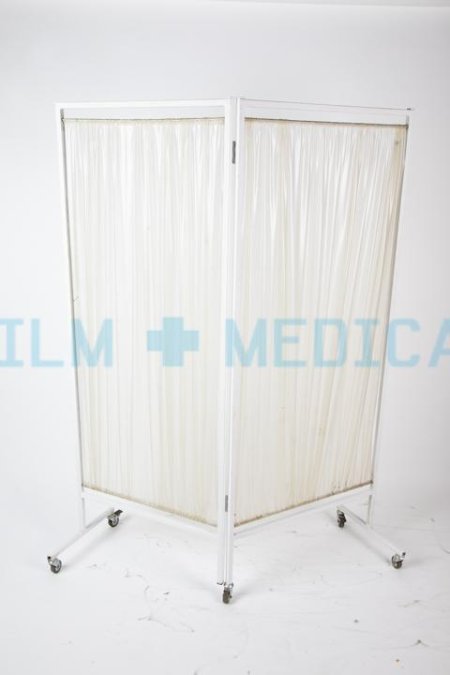 Hospital Screen with Vinyl Curtains 